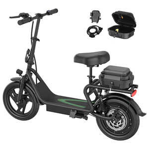 Foldable Electric Scooter Adult Urban Commute Escooter 48V 500W 10.4Ah App Enabled 40-60km Range 31-40km/h <strong>Basket</strong> Carry <strong>Bag</strong> <strong>UK</strong> - Product Image 1