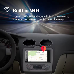 Diboev Cổ Phiếu nhà máy 2DIN đài phát thanh xe có thể thu vào 7inch màn hình cảm ứng Carplay Android Auto Stereo Xe DSP ghế sau giải trí - Product Image 2