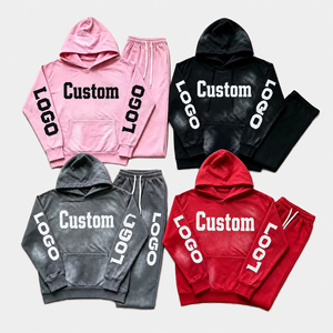 Sudadera con Capucha Gruesa de Algodón Rosa de 380 g/m² con Efecto Lavado, Fabricante OEM, Sudadera Oversize Estilo Urbano con Estampado Gráfico - Product Image 1