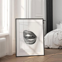 HAOWAI OEM/ODM Cheetah Wall Art Guépard Poster Toile Décor Noir et Blanc Luxe Fashion Poster Hypebeast Decor,8 Ball Print