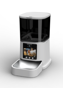 Sıcak Satış Paslanmaz Çelik Şarj Edilebilir Taşınabilir Otomatik Akıllı Evcil Hayvan Besleyici, Kediler ve Köpekler için Kamera İzleme Özellikli - Product Image 6