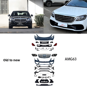 Parachoques Delanteros y Traseros Modificados para el Nuevo Kit de Carrocería <span class=keywords><strong>Maybach</strong></span> Sport para Mercedes-AMG 65/63/S450, para el Antiguo <span class=keywords><strong>MB</strong></span> Clase <span class=keywords><strong>S</strong></span> W222 - Product Image 4