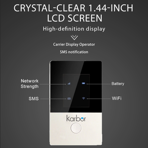 Routeur <span class=keywords><strong>WiFi</strong></span> portable 4G LTE Karbor MF835 avec emplacement pour carte SIM et prise en charge ESIM pour usage SOHO - Product Image 6