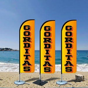 Commercio all'ingrosso bandiera della spiaggia Banner promozionale pubblicità vento all'aperto personalizzato all'aperto promozione di Victoria Beer Feather Flag bandiere - Product Image 2