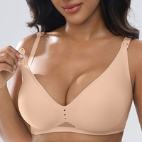 Soutiens-gorge d'allaitement, soutien-gorge de maternité ultra confortable sans coutures, forme naturelle, sujetador de lactancia sin costuras