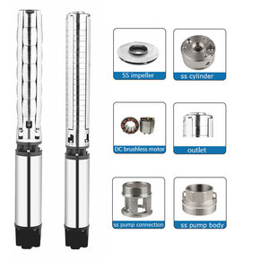 Bomba de Agua Solar Híbrida de 15kw, Bomba Sumergible Inteligente de 1 Pulgada de Profundidad - Product Image 3