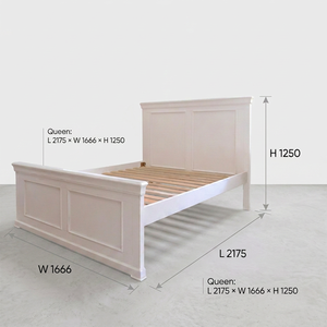Luxury Classic Queen Size <b>Bed</b> <b>Frame</b> Radiata/MDF Wood Headboard Traditional Hotel Bedroom Furniture - Product Image 2
