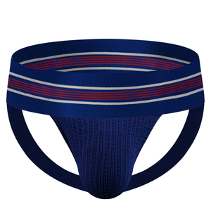 Mens đồ lót của nam giới cotton thoáng khí jockstrap 5cm sọc dây thắt lưng sexy <span class=keywords><strong>thongs</strong></span> gay gấu người đàn ông tóm tắt & Boxers jockstrap - Product Image 4