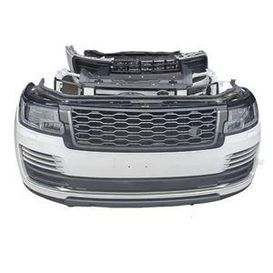 Utilisé pour Range Rover <span class=keywords><strong>Evoque</strong></span> VELAR Sport Kit carrosserie Pare-chocs avant Grille Radiateur Radar Garde-boue Capot Phares - Matériel plastique - Product Image 2