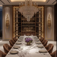 Ensemble de chambre à coucher de luxe européen cinq étoiles de style moderne, série de lits de luxe très vendue pour le mobilier de salon et de salle à manger