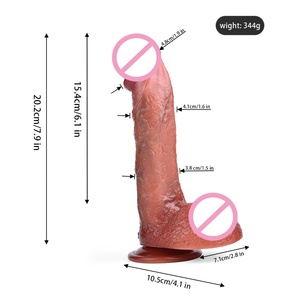 FAAK New Arrival Simulated <b>Dildo</b> Female Masturbation Device Soft Silicone Manual <b>Dildo</b> Adult Couple Sex Toy - Product Image 1