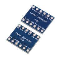 5PCS Módulo convertidor de nivel lógico de 2/4 canales, bidireccional, de 5V a 3.3V