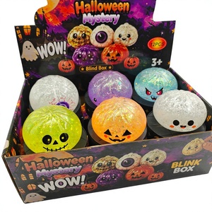 Jouet à presser en plastique souple anti-stress, motif paniers de buns vapeur d'Halloween, 85 cm - Product Image 1