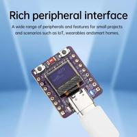 Carte de développement Supermini ESP32-C3 avec écran OLED de 0,42 pouce, affichage à lumière blanche, BT, interface Type-C