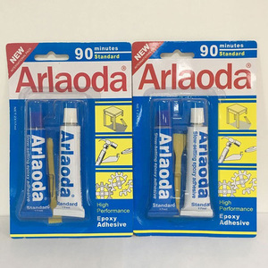 Colle époxy AB transparente de 90 minutes de séchage, adhésif transparent pour coller le plastique, le bois, le métal, le verre, la pierre, la céramique et l'acrylique. - Product Image 4