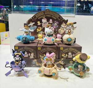 All'ingrosso originale San Iro famiglia Steampunk serie PVC Blind Box Mymelody <span class=keywords><strong>Anime</strong></span> modello 1/12 scala 6 pz/set 10cm - Product Image 3
