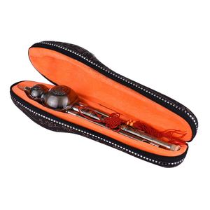 <span class=keywords><strong>Hulusi</strong></span> Chino de Alambre Metálico, <span class=keywords><strong>Flauta</strong></span> de Calabaza, Instrumento Musical Étnico de Viento, Clave de Do, Material de Aluminio y Cobre - Product Image 2