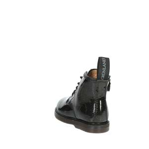 Bottines Grunland pour filles en cuir verni noir taille 88 PP0400 - Product Image 2