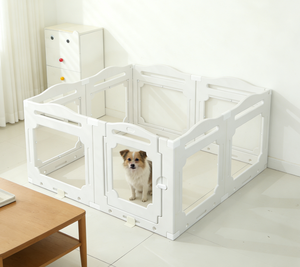 Playpen Hewan Peliharaan Produk Baru <span class=keywords><strong>2026</strong></span> untuk Anjing Kecil dan Sedang, Villa Indoor, Bebas Roda, Dapat Dipindahkan, Plastik Tebal, Desain Hewan - Product Image 1