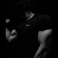 T-shirt de fitness à manches courtes à séchage rapide pour homme XIANGYU, vêtements de musculation, imprimé graphique, Playeras De Gym Para Hombre