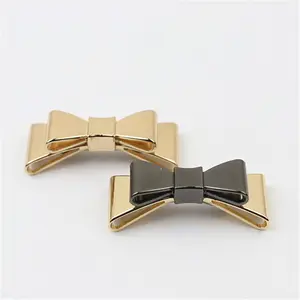 Luggage hardware accessories metal bow women's shoes flower shoe buckle shoe material clothing accessories accessories