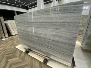 क्रिस्टल लकड़ी के अनाज संगमरमर प्राकृतिक गर्म ग्रे वॉटरप्रूफ सजावट के लिए होटल लॉबी विला लिविंग रूम बाथरूम आउटडोर दीवार फर्श - Product Image 4