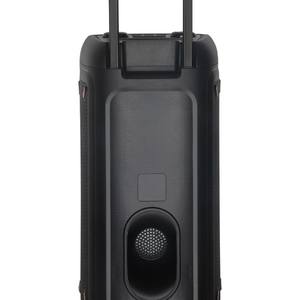 RAYSOUNDS ダブル8インチサブウーファー 40W 7.4V4500MAHバッテリー ワイヤレスマイク付き プルロッドとユニバーサルホイール搭載 パーティーカラオケ用 - Product Image 3