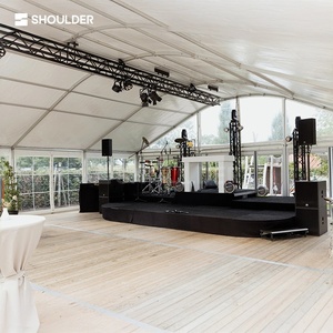 Tentes de réception pour 200, 300, 500 personnes, structure en aluminium, toit transparent, tente de luxe romantique personnalisée avec parois en PVC - Product Image 4