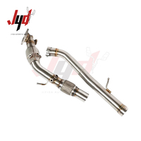 Knalpot performa Catalyst Flow tinggi untuk Jeep Wrangler Rubicon JL 2.0T sistem knalpot otomotif Downpipe