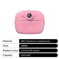 Kamera Instan Lucu Grosir 1080P Foto Video MicroSD MP3 Filter Layar 2.4'' Sudut Lebar 90 untuk Anak Perempuan Laki-laki