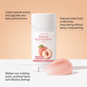 Peach Unisex <b>Deodorant</b> <b>Stick</b> 75G 72Hr Protection Aluminum Free - Product Image 5