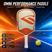 Pala de Pickleball ReactCore de 16 mm Aprobada por la USAPA, Núcleo Flotante de Doble Capa, Fibra de Carbono Cruda T700, Espuma Pura, Raqueta Profesional