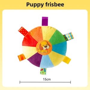 Groothandel Milieuvriendelijk Katoen Pluche Puppy Training Speelgoed Interactieve Piepende <span class=keywords><strong>Frisby</strong></span> Ring Speelgoed Voor Huisdieren - Product Image 6