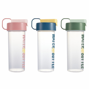 Portable <b>Plastic</b> Water Bottle 6303 Leak Proof Airtight For Outdoor Sports Summer Use Customizable With Logo - Product Image 5