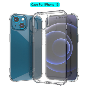 Funda protectora transparente de TPU a prueba de golpes con protección completa de 360 grados y airbag 3D para iPhone 13, antihuellas. - Product Image 3