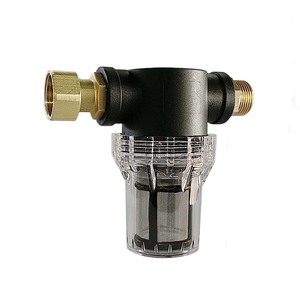Water Pre Filter 3/4 In Metal Mesh Outdoor Easy Cleaning 20 Micron Filtration Accuracy <b>Engineering</b> <b>Plastics</b> - Product Image 5