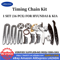 Kit de remplacement de chaîne de distribution pour moteur D4CB 2.5L Kia Hyundai Sorento H100 H200 CRDi 24351-4A020 24380-4A030 24376-4A030 24386-4A030