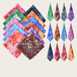 ผ้าพันคอโพลีเอสเตอร์ลายเพสลีย์ ขนาด 22*22 นิ้ว สไตล์ฮิปฮอป สำหรับปั่นจักรยาน หรือสวมคาดศีรษะ - Product Image 4