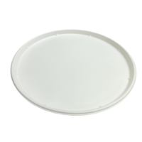 Assiette à pizza de 12 pouces personnalisée, biodégradable, jetable, en bagasse de canne à sucre, pour restaurant, plateau à pizza en bagasse