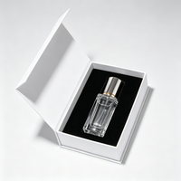 Boîte à parfum personnalisée en forme de livre, écologique et recyclable, fermeture magnétique rigide, doublure en éponge, laminage mat, impression quadricolore