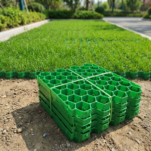 Grille de pavage en HDPE pour pelouse, allée de stationnement, allée d'accès aux pompier, aménagement paysager, perméable et résistante à la pression - Product Image 1