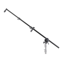 Jingying Portrait de produit de studio photo Pivotant à 360 degrés Longueur réglable Support de réflecteur télescopique Bras de flèche extensible