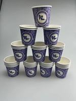 Petit gobelet en papier jetable écologique de 4oz pour rince-bouche, salle de bain, hôpital, dentaire
