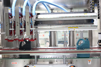 Ligne de remplissage automatique d'huile lubrifiante 1-20L, machine de remplissage de liquides pour l'huile comestible, l'huile d'olive et l'huile moteur