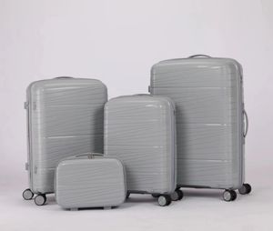 Nouveau Style PP <span class=keywords><strong>Valises</strong></span> Haute Qualité Bagages <span class=keywords><strong>Lots</strong></span> Expéditions Bagages Avec 4 Spinner Roues À 360 Degrés - Product Image 4