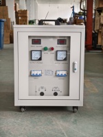 Convertisseur de phase 50 kVA 60 kVA 240 V vers 415 V, transformateur monophasé vers triphasé pour moteur industriel avec ligne neutre