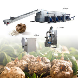 Línea de producción de polvo Konjac, pelador Konjac, máquina cortadora secadora, máquina de fabricación de polvo Konjac deshidratado - Product Image 3