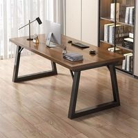 Bureau d'ordinateur, bureau à domicile, style moderne et minimaliste, bureau d'étude pour étudiant, bureau d'écriture avec tiroir, table de réunion en bois de luxe léger, longue