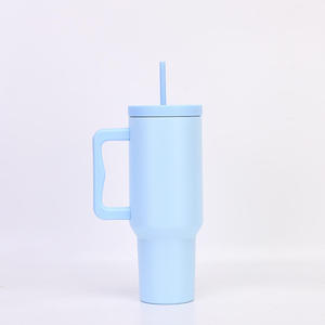 100% New Eco-Friendly 30oz Hydro Tumbler Double Wall Insulated Stainless Steel Leak-Proof Handle <b>Straw</b> BPA Free 12-24hr Camping - Product Image 2