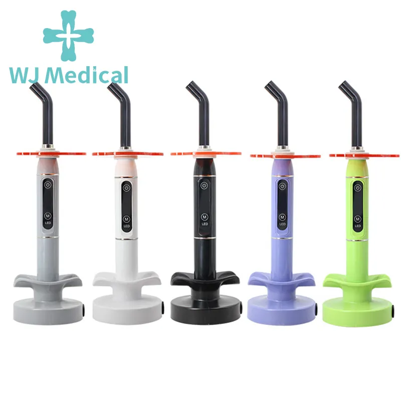 Máquina de curado de iluminación Saledental caliente con 1 segundo para función de curado Luz de curado dental